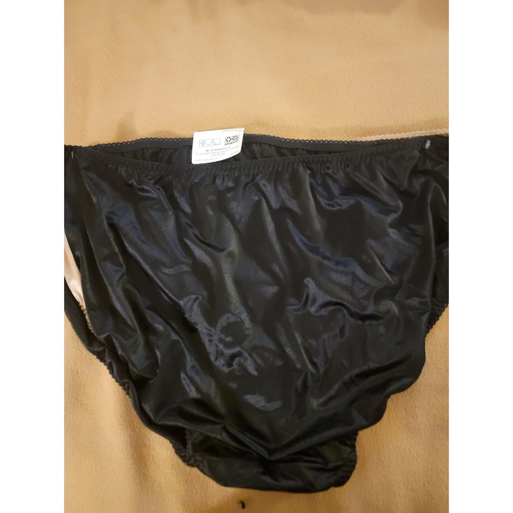 Morgan Bikini‎ V-Front Lace by Adore Me 2-pk Jet Black/Hot Pink